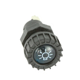 Large Black Warning Light Lamp Blue - Car Builder Solutions