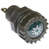 Large Black Warning Light Green Lamp - Car Builder Solutions