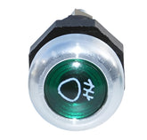 Front Fog Warning Light Large Aluminium Bezel - Car Builder Solutions