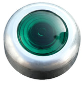 Green Warning Light Large Aluminium Bezel - Car Builder Solutions