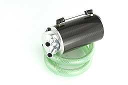 0.5 LTR Oil Catch Tank - Vertical Round Alloy (Bulkhead Mounted) - CompBrake