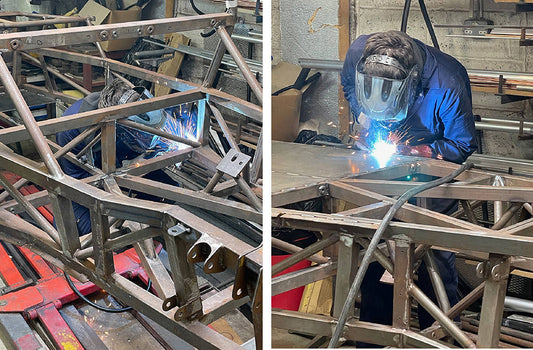 11. Chassis finished and assembly begins