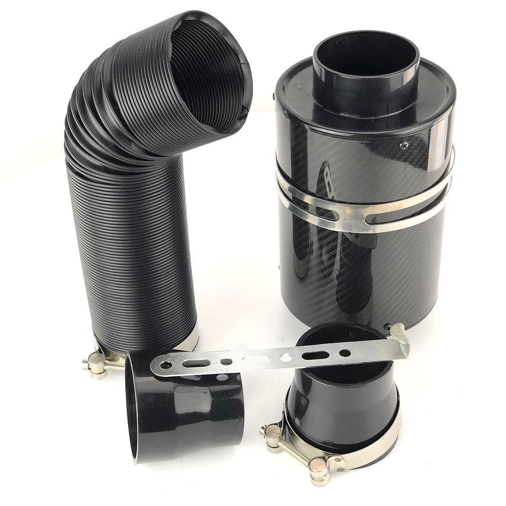 Remote Carbon Fibre Canister Air Filter 200mm Long – Car Builder Solutions