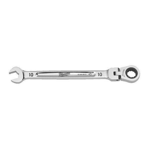 Milwaukee MAX BITE Flexible Head Ratcheting Combination Spanner - Choose Size