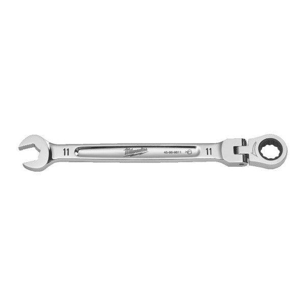 milwaukee-11mm-max-bite-flexible-head-ratcheting-combination-spanner-car-builder-solutions