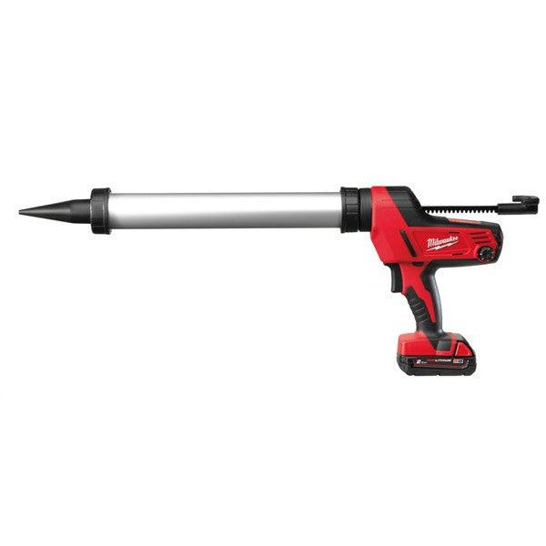 Milwaukee M18 Caulk Gun 2446-22 Kit with Battery, Charger & 600ml Aluminium Tube