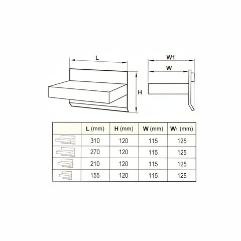Four Magnetic Tool Trays