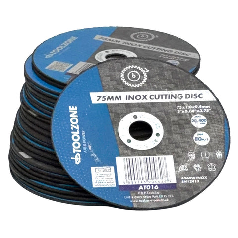 Pack of 50 115mm x 1mm Metal Cutting Discs