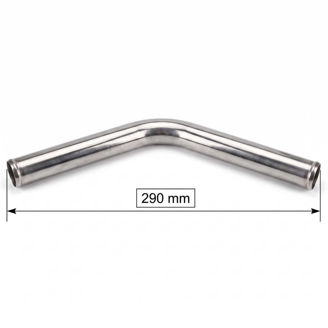 Aluminium Bend 25mm O.D. 45 Degree - Car Builder Solutions