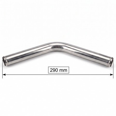 Aluminium Bend 25mm O.D. 45 Degree - Car Builder Solutions