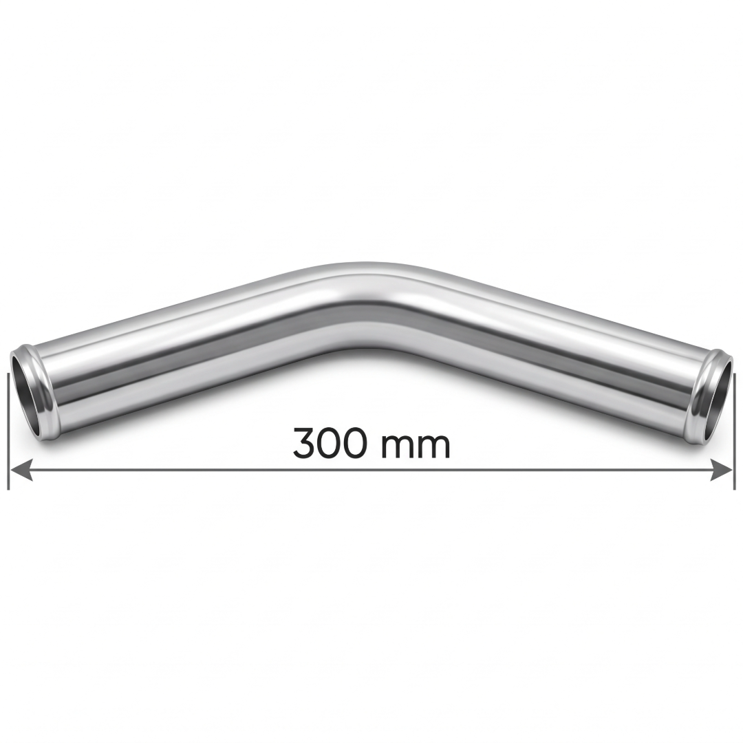 Aluminium Bend 38mm O.D. 45 Degree - Car Builder Solutions