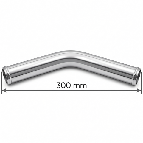 Aluminium Bend 38mm O.D. 45 Degree - Car Builder Solutions