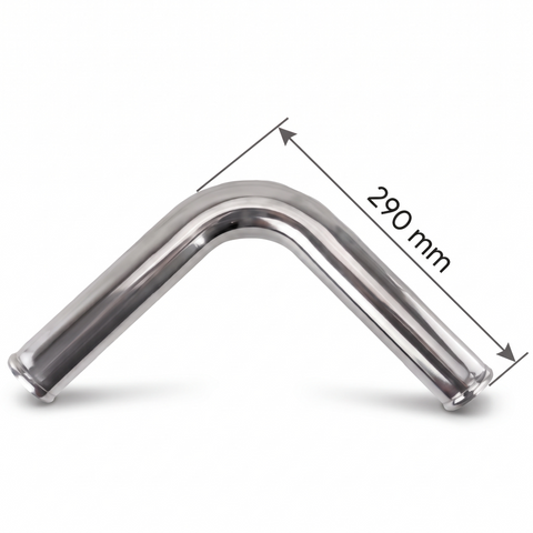 Aluminium Bend 38mm O.D. 90 Degree - Car Builder Solutions