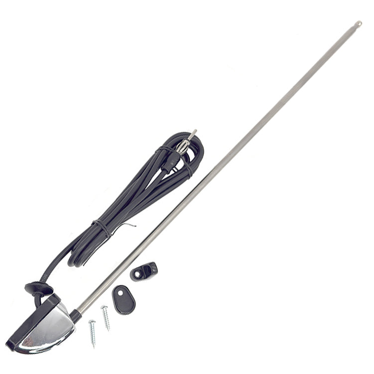 Stainless Steel Roof or Pillar Mount Radio Aerial 460mm to 1200mm