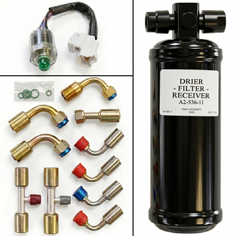 Heating and Air Conditioning Kit With Vertical Outlets - Car Builder Solutions