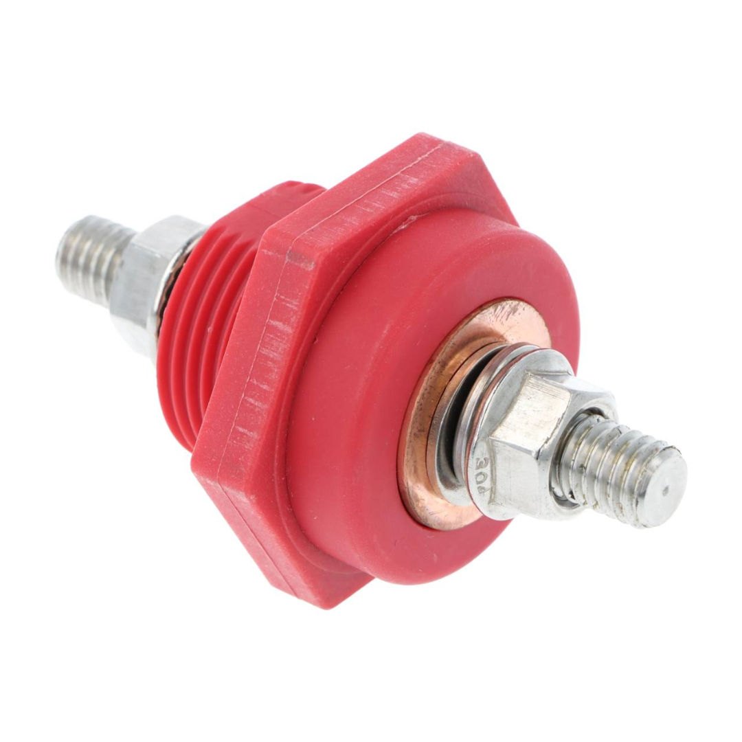 Bulkhead Power Cable Connector RED or BLACK