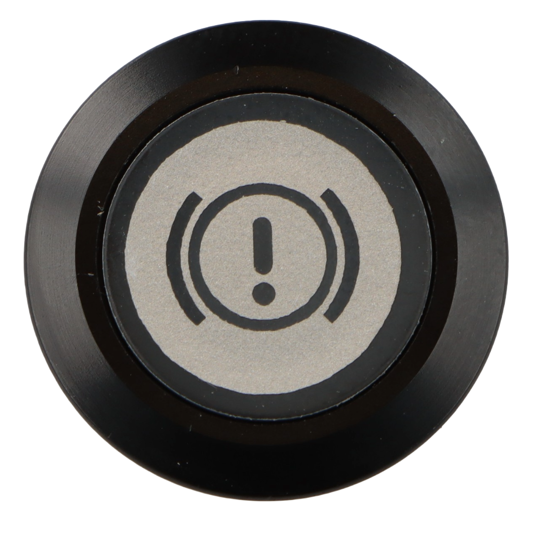 Brake Test Switch Illuminated Black Bezel - Car Builder Solutions