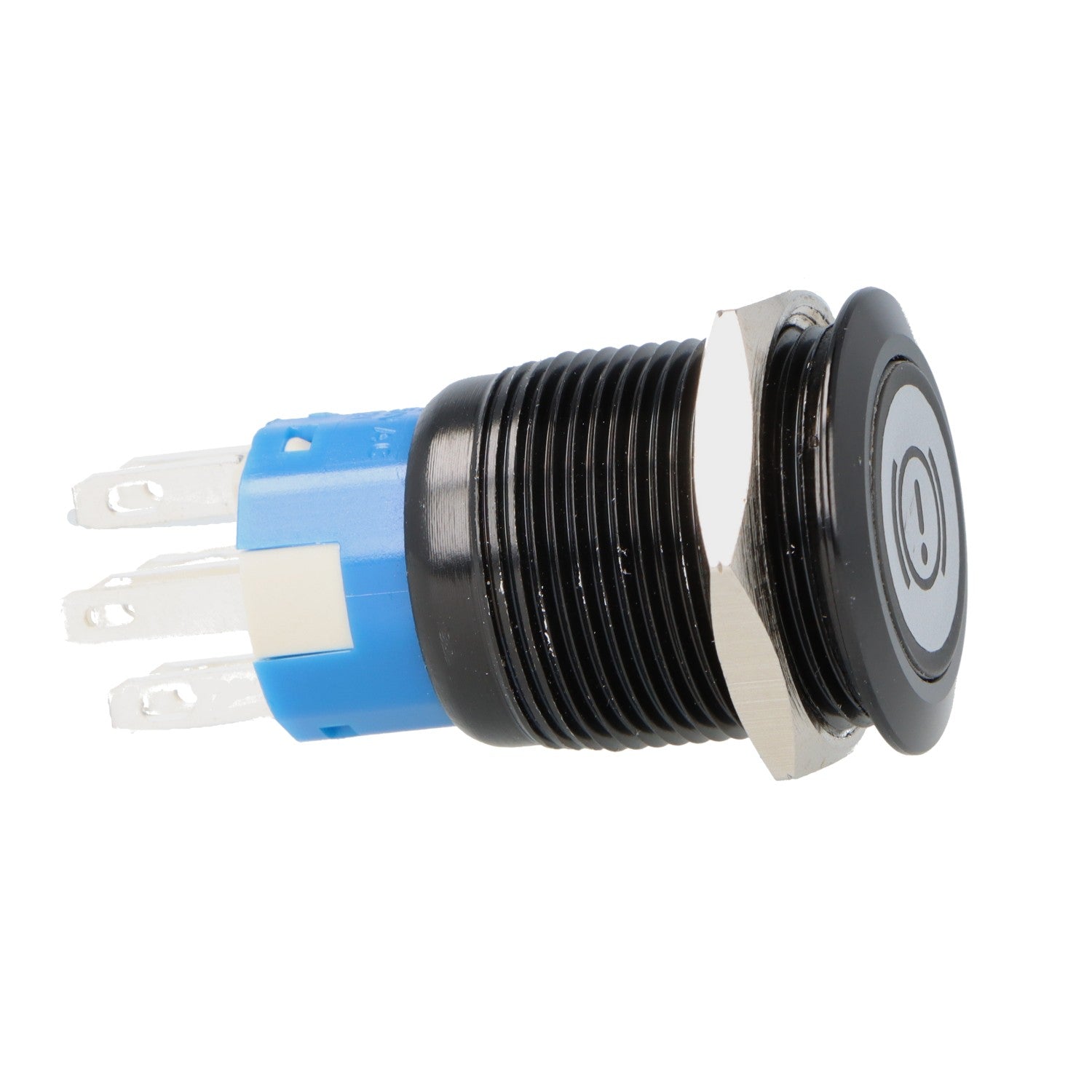 Brake Test Switch Illuminated Black Bezel - Car Builder Solutions
