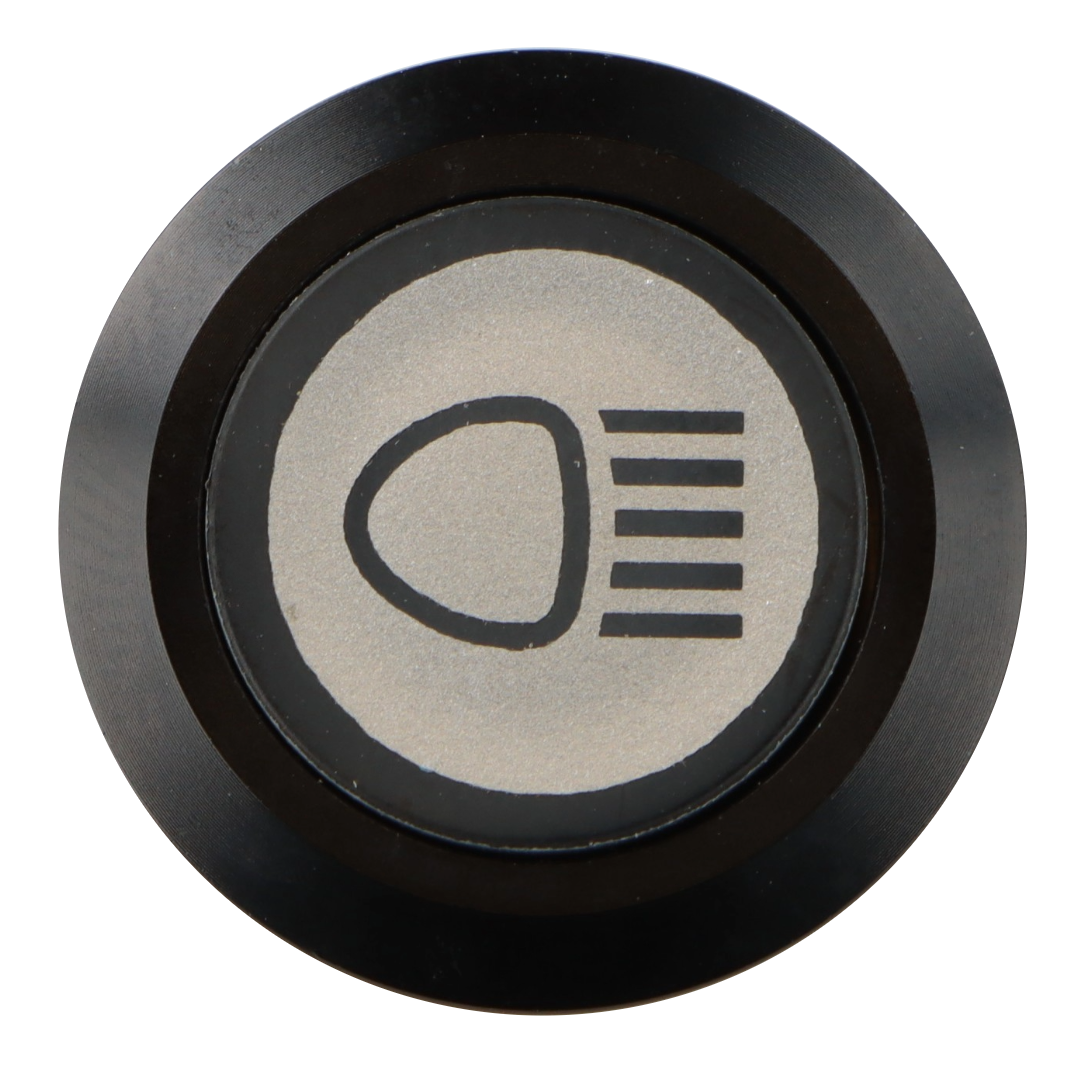 Main Beam Switch Illuminated Black Bezel - Car Builder Solutions