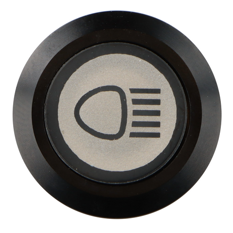 Main Beam Switch Illuminated Black Bezel - Car Builder Solutions