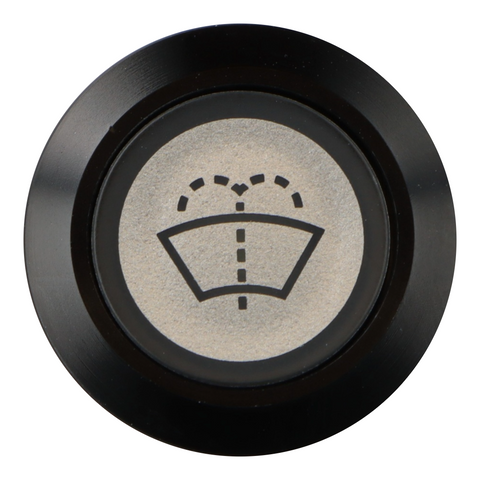 Washer Switch Illuminated Black Bezel - Car Builder Solutions