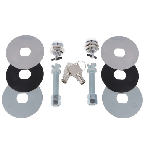 Stainless steel Chrome Locking Bonnet Pin Kit