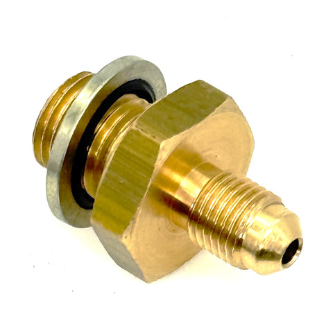 Brass Union 1/2" UNF Male to 3/8" UNF male