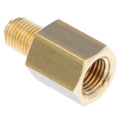 Brass Union 3/8" UNF Male to 7/16" UNF Female