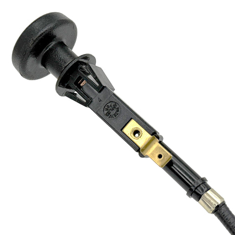 Push Pull Choke Cable With Warning Light Connection 1 Metre Long