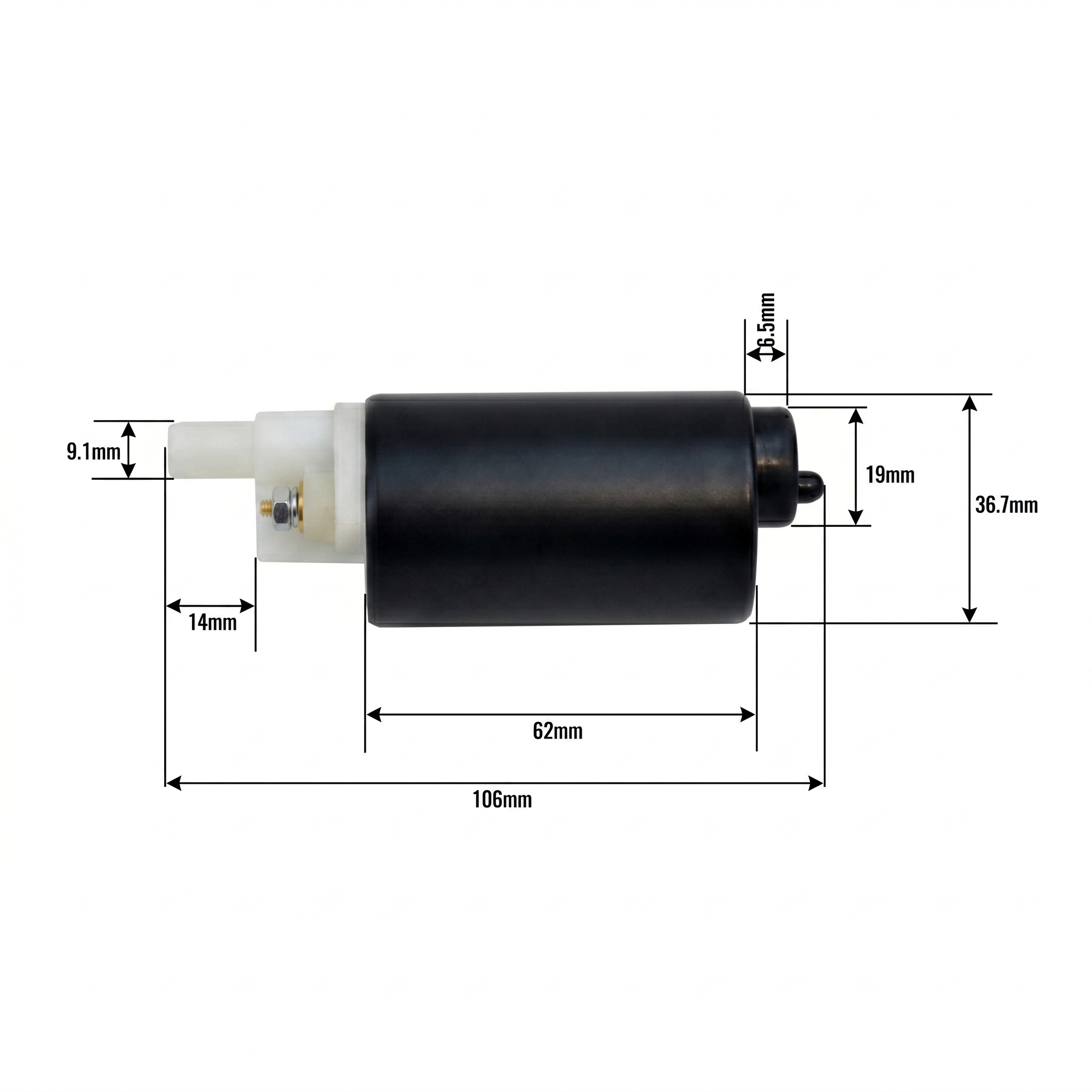 CIT In-Tank Low Pressure Feeder Pump  Filter.