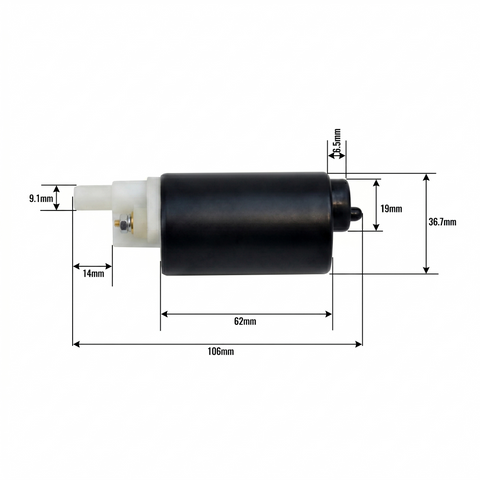 CIT In-Tank Low Pressure Feeder Pump  Filter.