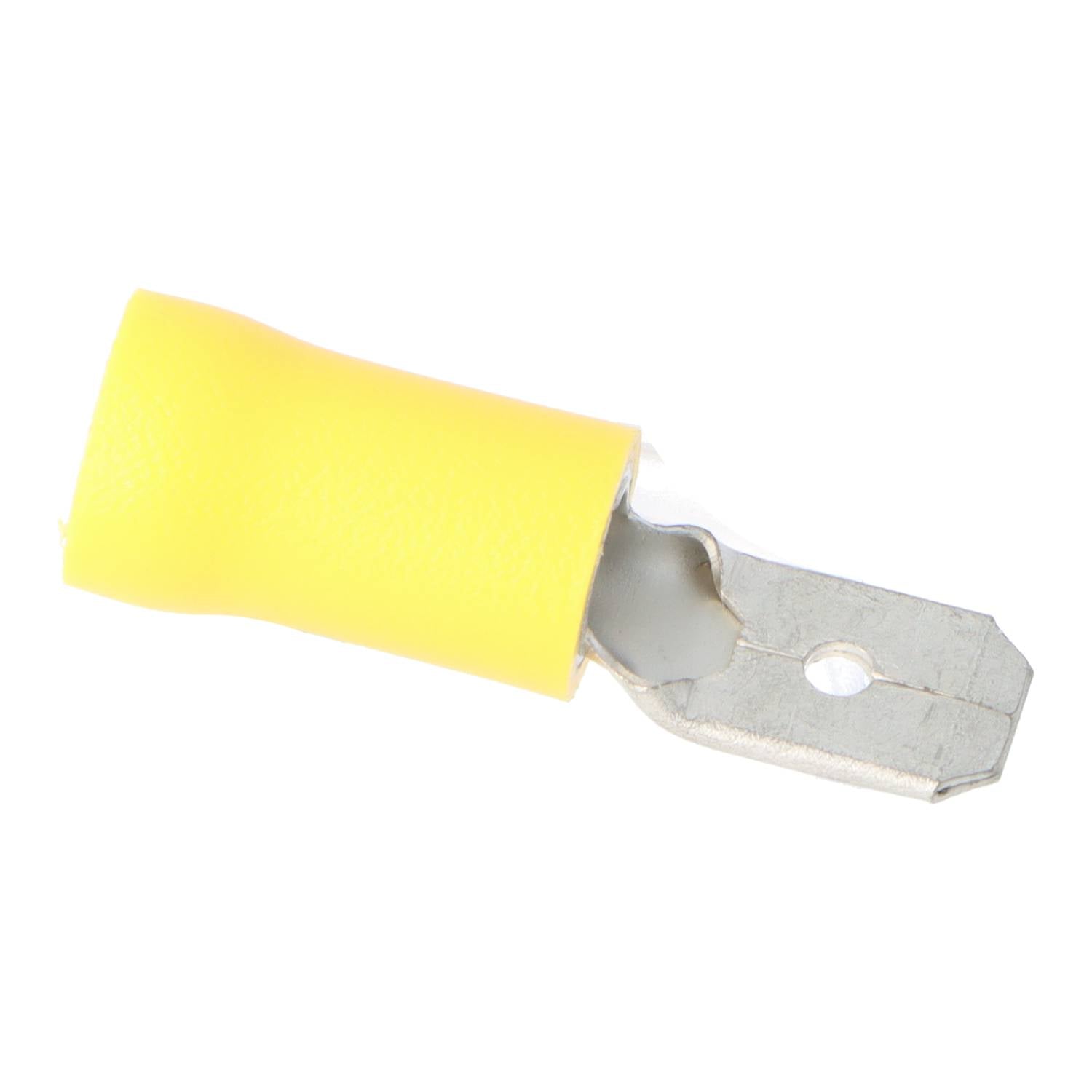 pre-insulated-yellow-male-spade-pack-of-50-car-builder-solutions