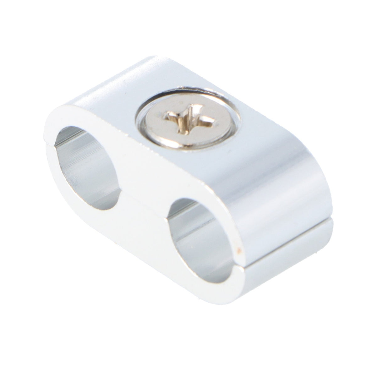 2 Way 8mm Cable or Hose Separator Silver