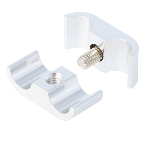 2 Way 8mm Cable or Hose Separator Silver