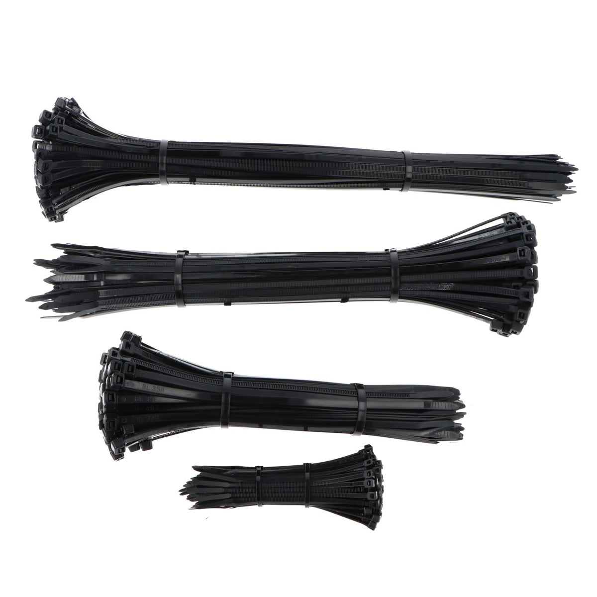 Black Cable Ties Pack 400pcs - Car Builder Solutions