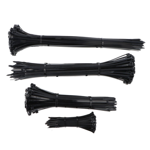 Black Cable Ties Pack 400pcs - Car Builder Solutions