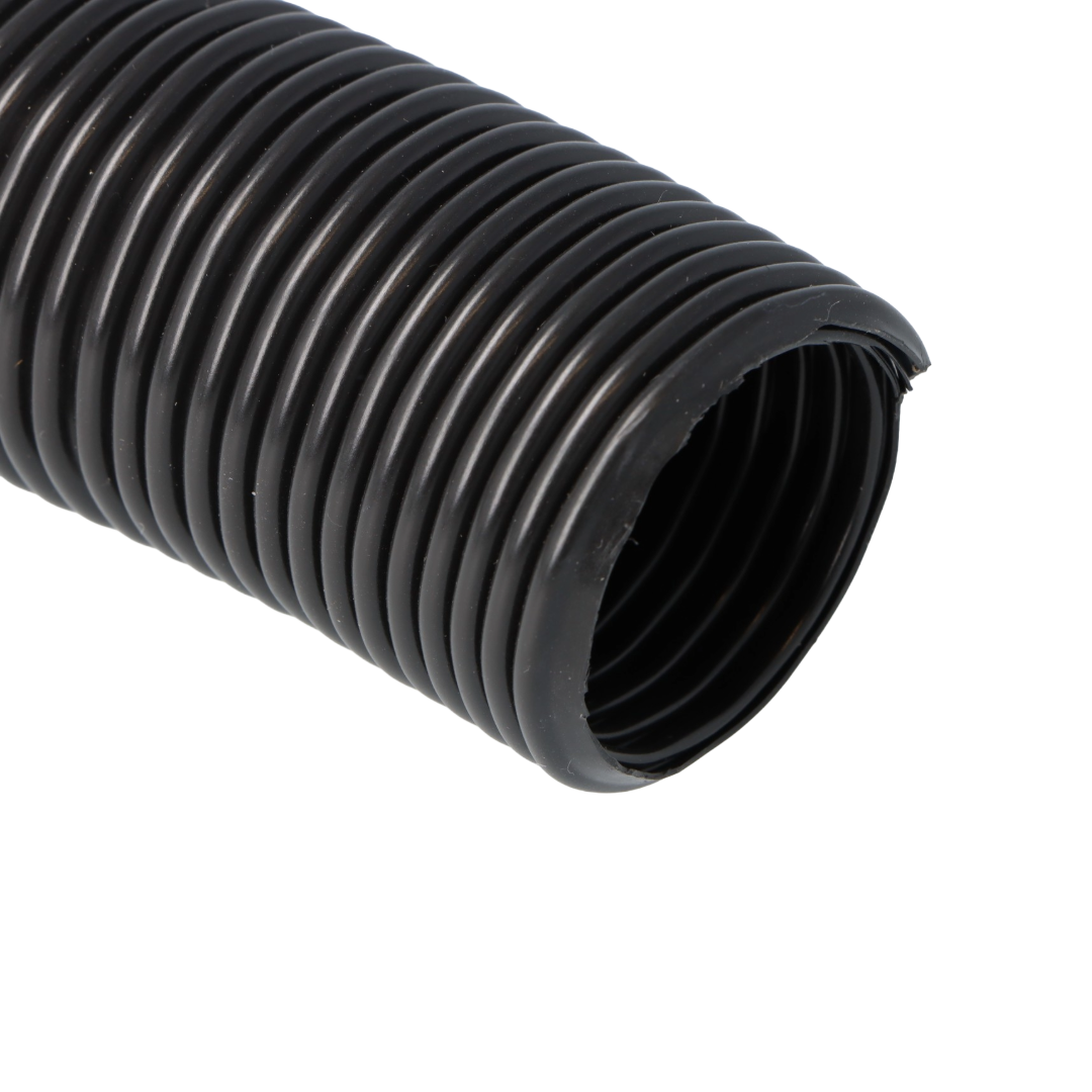 Lightweight PVC  Flexible Heater Duct Hose Black PVC Per Metre 38-63mm
