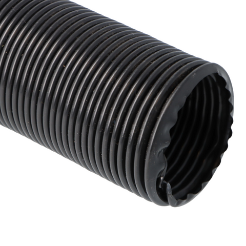 Lightweight PVC  Flexible Heater Duct Hose Black PVC Per Metre 38-63mm