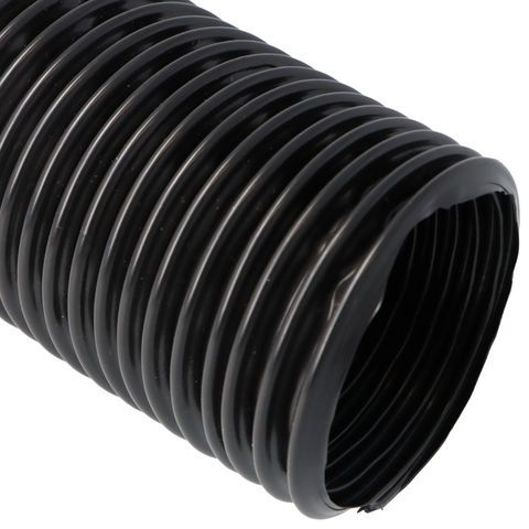 Lightweight PVC  Flexible Heater Duct Hose Black PVC Per Metre 38-63mm