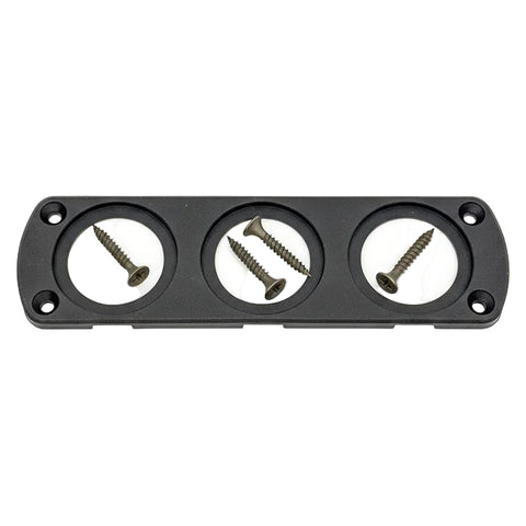 Surface Mounting Three Hole Facia Panel