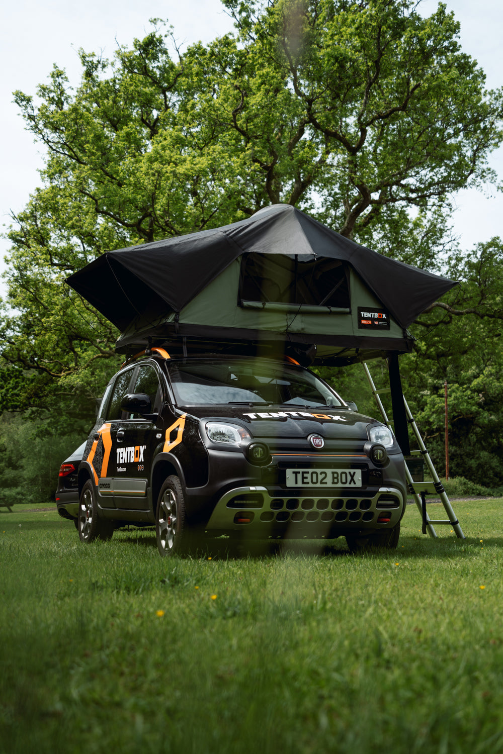 fiat panda roof tent TentBox Lite XL Roof Tent – Car Builder Solutions