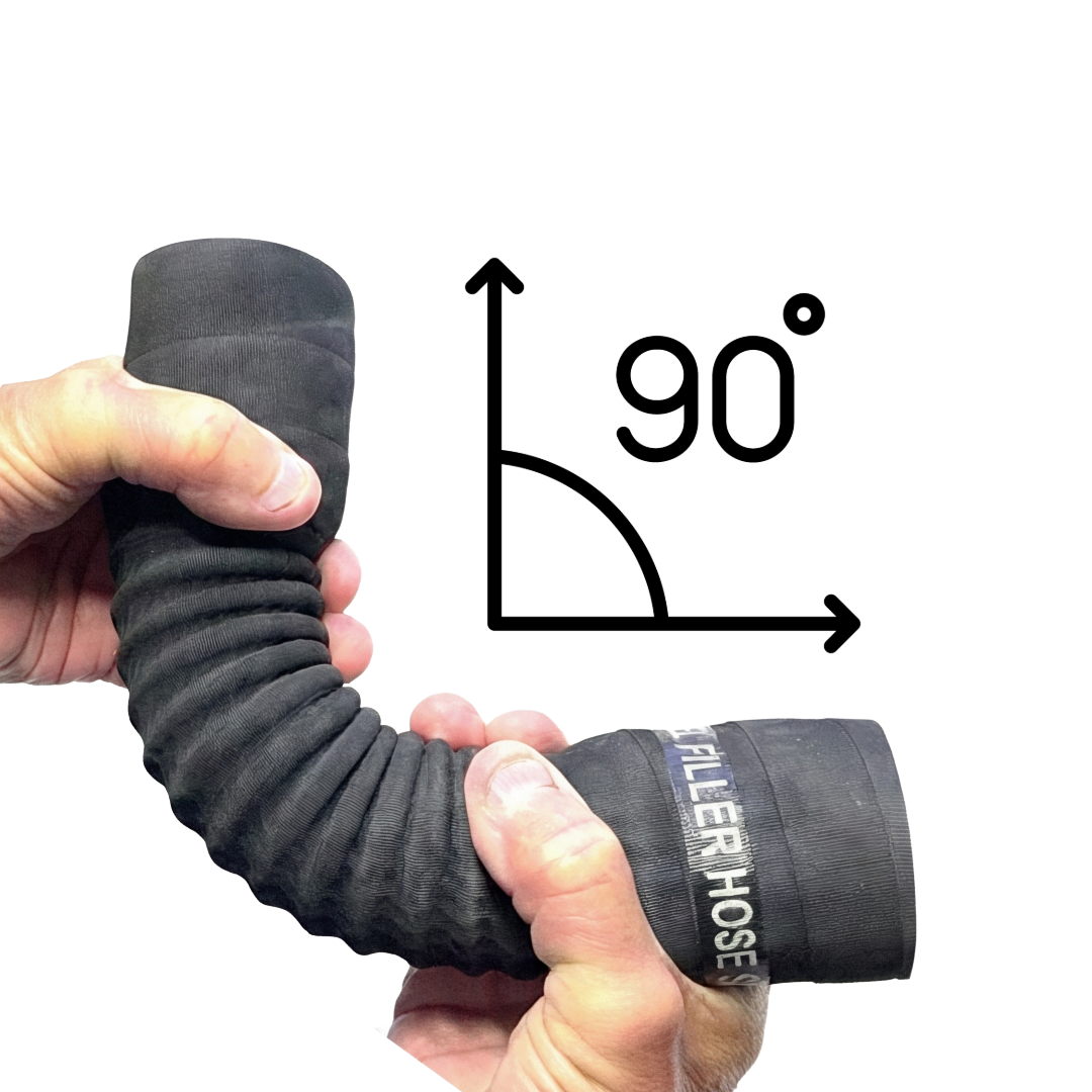 51mm ID Budget Flexible Fuel Fill Hose 300mm long - Car Builder Solutions