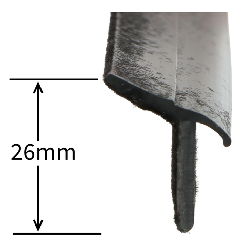 Flocked Window Trim Drip Seal Per Metre
