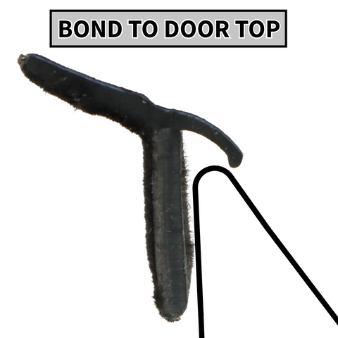 Flocked Window Trim Drip Seal Per Metre