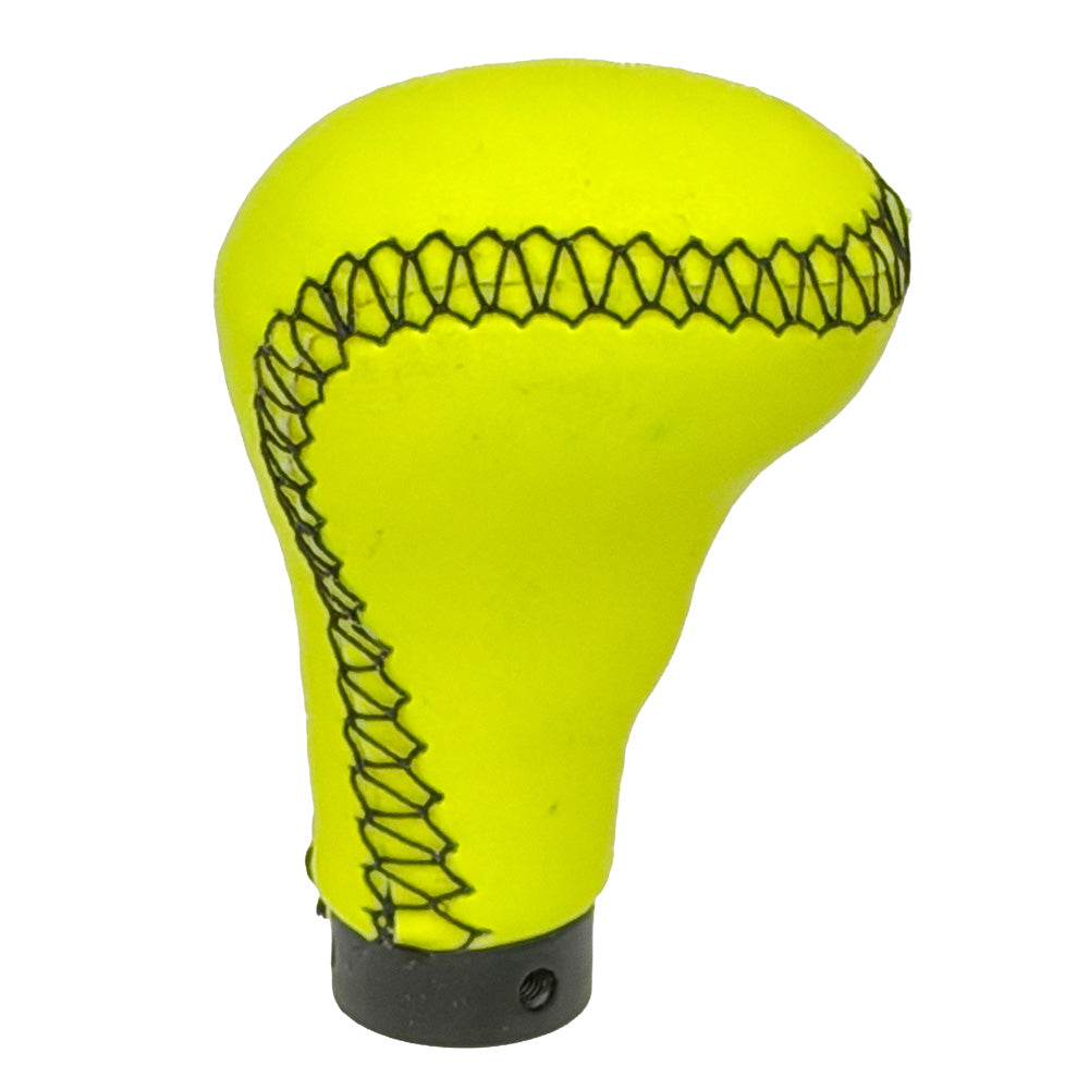 Fluorescent Yellow Sculptured Universal Gear Knob
