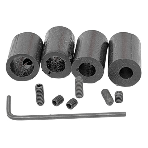Black Leather Sculptured Universal Gear Knob