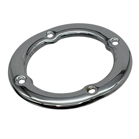 Oval Chrome Gear Surround 137mm x 125mm