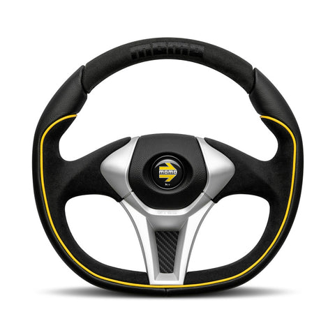 MOMO GT-50 2.0 Black & Yellow Edition Steering Wheel Car Builder Solutions
