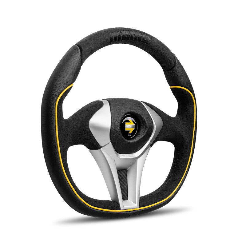 MOMO GT-50 2.0 Black & Yellow Edition Steering Wheel Car Builder Solutions