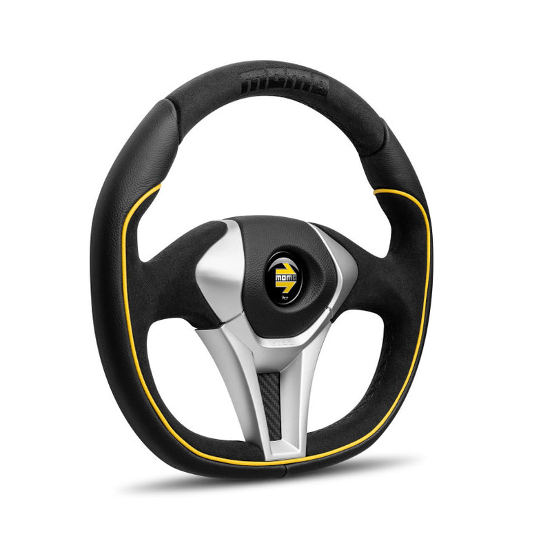 MOMO GT-50 2.0 Black & Yellow Edition Steering Wheel Car Builder Solutions